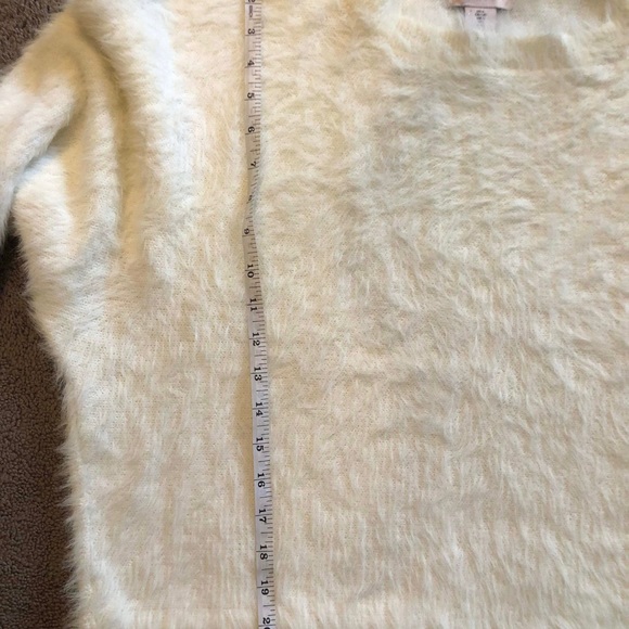 If It Were Me white fuzzy sweater - Picture 5 of 6